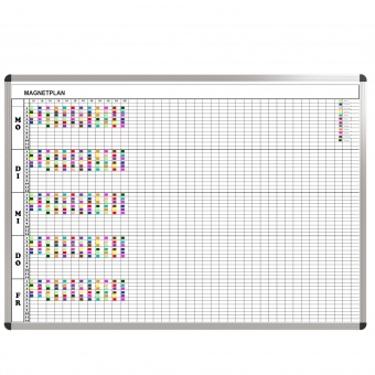 Klassen-Plantafel, 12 Stunden Mo-Fr, für 40 Klassen, 123x177 cm, Klassen-Plantafel, 12 Stunden Mo-Fr, für 40 Klassen, 123x177 cm,